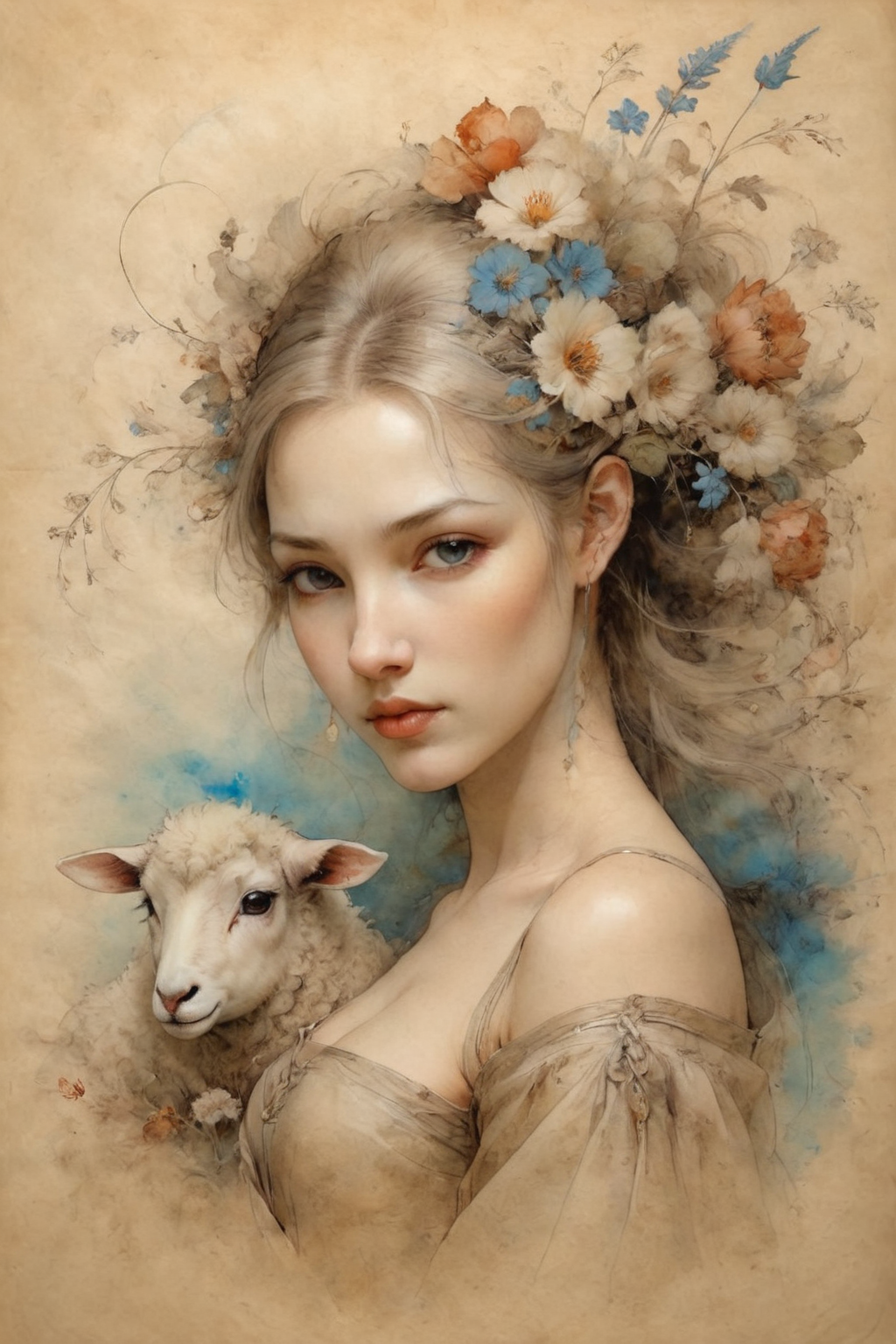 00273-1067247086-An Anne Bachelier style girl,stunning beauty,painted on parchment,herding sheep,lots of flowers,spring breath,serenity,fantasy s.png